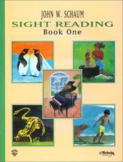 Cover of: Sight Reading (Schaum Method Supplement)