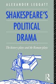 Cover of: Shakespeare's Political Drama by A. Leggatt