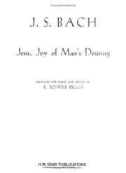 Cover of: Jesu Joy of Man's Desiring by Johann Sebastian Bach