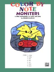 Cover of: Color by Note Monsters (Color by Note)