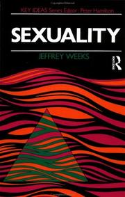 Cover of: Sexuality (Key Ideas) by Jeffrey Weeks