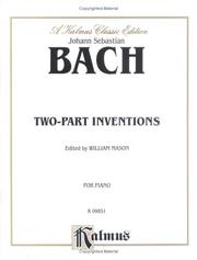 Cover of: Bach 2 Part Inventions (Mason) (Kalmus Edition)