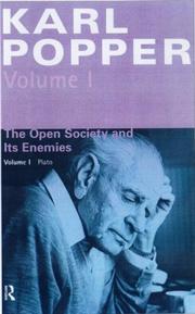 Cover of: The Open Society and its Enemies: Volume I by Karl Popper