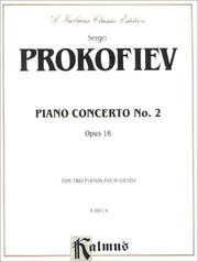 Cover of: Prokofieff Piano Concerto #2