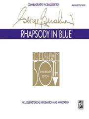 Cover of: Rhapsody in Blue by George Gershwin