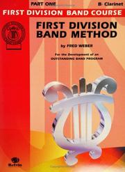 Cover of: 1st Division Method, 1bb, Clarinet (First Division Band Course)