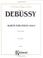 Cover of: Debussy Album (Advanced Piano Solos) (Kalmus Classic Edition)