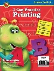 Cover of: I Can Practice Printing by School Specialty Publishing, Vincent Douglas
