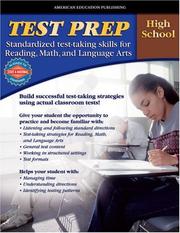 Cover of: AEP Test Prep, High School by School Specialty Publishing, School Specialty Publishing