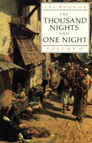 Cover of: The Book of the Thousand Nights and One Night (Vol. 3) by Edward Powys Mathers