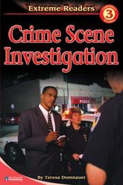 Cover of: Crime Scene Investigation, Level 3 Extreme Reader