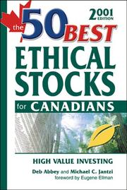 50 Best Ethical Stocks by Deb Abbey, Michael C. Jantzi