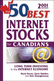 Cover of: The 50 Best Internet Stocks for Canadians