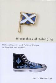 Cover of: Hierarchies of Belonging by Ailsa Henderson