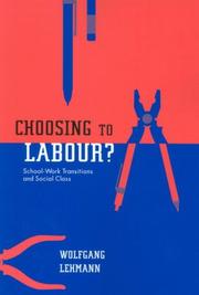 Cover of: Choosing to Labour? by Wolfgang Lehmann