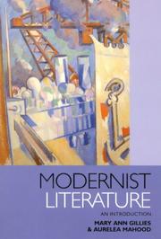 Cover of: Modernist Literature by Mary Ann Gillies, Aurelea Mahood