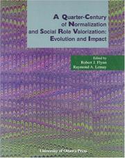 Cover of: A Quarter-Century of Normalization and Social Role Valorization by 