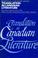 Cover of: Translation In Canadian Literature: Symposium 1982 (Reappraisals: Canadian Writers)