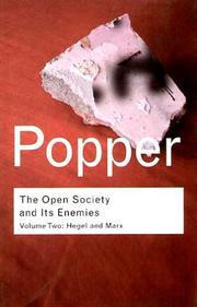 Cover of: The Open Society and its Enemies: Volume II: The High Tide of Prophecy by Karl Popper