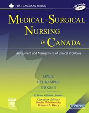 Cover of: Medical-Surgical Nursing in Canada: Assessment and Management of Clinical Problems