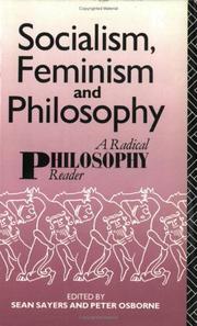 Cover of: Socialism, Feminism and Philosophy | Sean Sayers