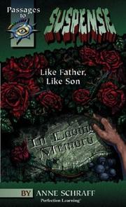 Cover of: Like Father, Like Son (Passages to Suspense Hi: Lo Novels)