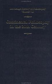 Cover of: Twentieth-century continental philosophy