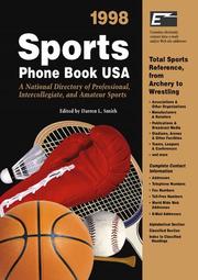 Cover of: Sports Phone Book USA 1998: A National Directory of Professional, Intercollegiate, and Amateur Sports