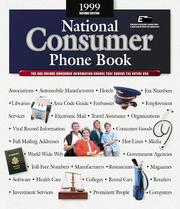 Cover of: National Consumer Phonebook 1999: One-Volume Consumer Information Source that Covers the Entire U.S.A. (National Consumer Phone Book)