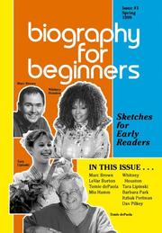 Cover of: Biography for Beginners: Sketches for Early Readers Spring 1998 (2 Per Year)