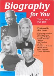 Cover of: Biography for You: Fall 2000