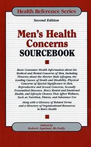 Cover of: Men's Health Concerns Sourcebook by Robert Aquinas McNally