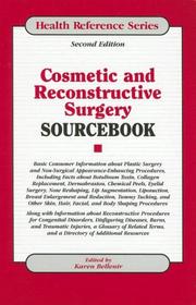 Cover of: Cosmetic & Reconstructive Surgery Sourcebook