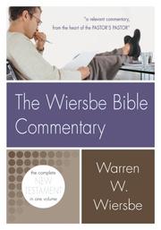 Cover of: The Wiersbe Bible Commentary Nt (Wiersbe Bible Commentaries) by Warren W. Wiersbe