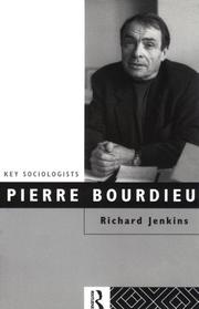 Cover of: Pierre Bourdieu