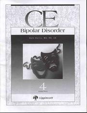 Cover of: Bipolar Disorders: Ce Booklet (CE (Continuing Education))