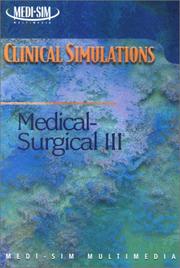 Cover of: Clinical Simulations Medical-Surgical III (CD-ROM for Windows, Institutional & Network Version)