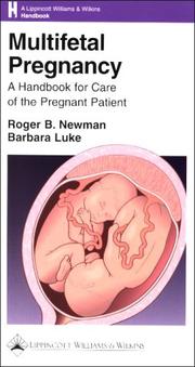 Cover of: Multifetal Pregnancy: A Handbook for Care of the Pregnant Patient (LWW Handbook Series)