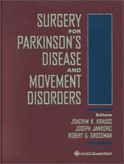 Cover of: Surgery for Parkinson's Disease and Movement Disorders by Joachim K Krauss, Joseph J Jankovic, Robert G Grossman