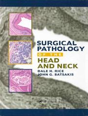 Cover of: Surgical Pathology of the Head and Neck