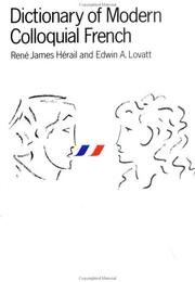 Cover of: Dictionary of Modern Colloquial French