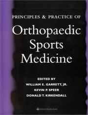 Cover of: Principles and Practice of Orthopaedic Sports Medicine