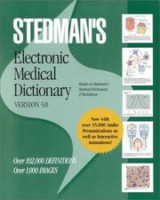 Cover of: Stedman's Electronic Medical Dictionary Version 5.0 (CD-ROM for Windows and Macintosh, Individual) by Stedmans