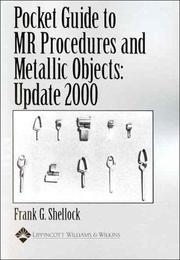 Cover of: Pocket Guide to MR Procedures and Metallic Objects: Update 2000