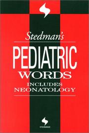Cover of: Stedman's Pediatric Words: Includes Neonatology