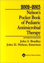 Cover of: 2002-2003 Nelson's Pocket Book of Pediatric Antimicrobial Therapy
