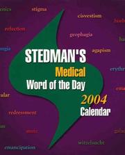 Cover of: Stedman's Medical Word of the Day 2004 Calendar