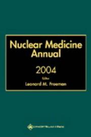 Cover of: Nuclear Medicine Annual, 2004 (Nuclear Medicine Annual)