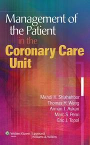 Cover of: Management of the Patient in the Coronary Care Unit | 