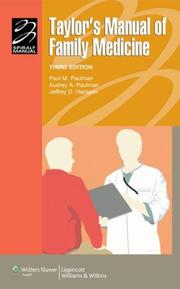 Cover of: Taylor's Manual of Family Medicine (Spiral Manual Series)